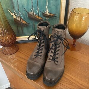 THURSDAY BOOT COMPANY 
Grey Combat boots
Women’s size nine
Great condition